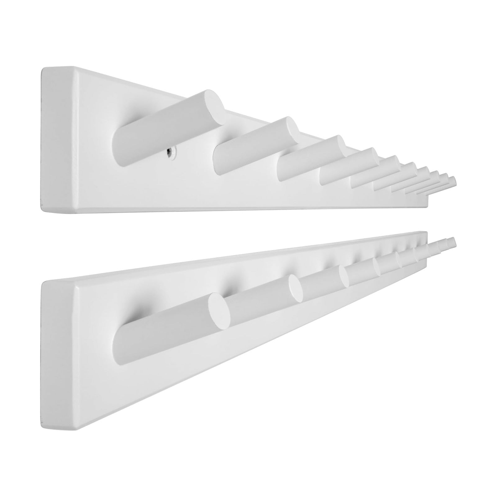 WEBI Coat Rack Wall Mounted,10 Hooks,38" Long Coat Hanger Wall Mount,Peg Rail Hat Hooks for Hanging