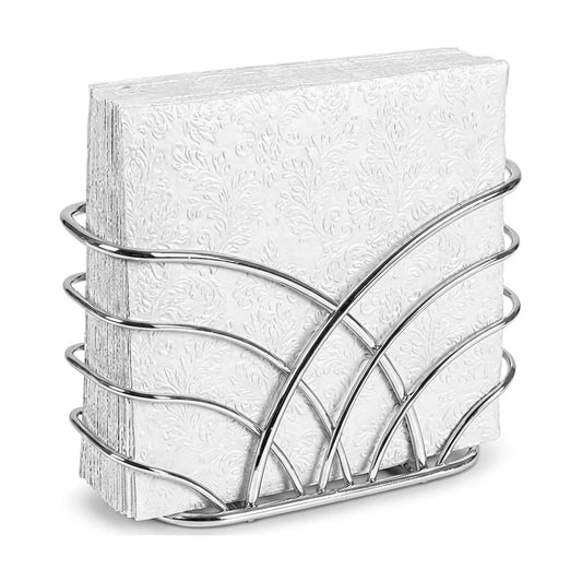 Napkin Holder / Q - Luncheon Napkin Holder - Silver / Luncheon Napkin Holder