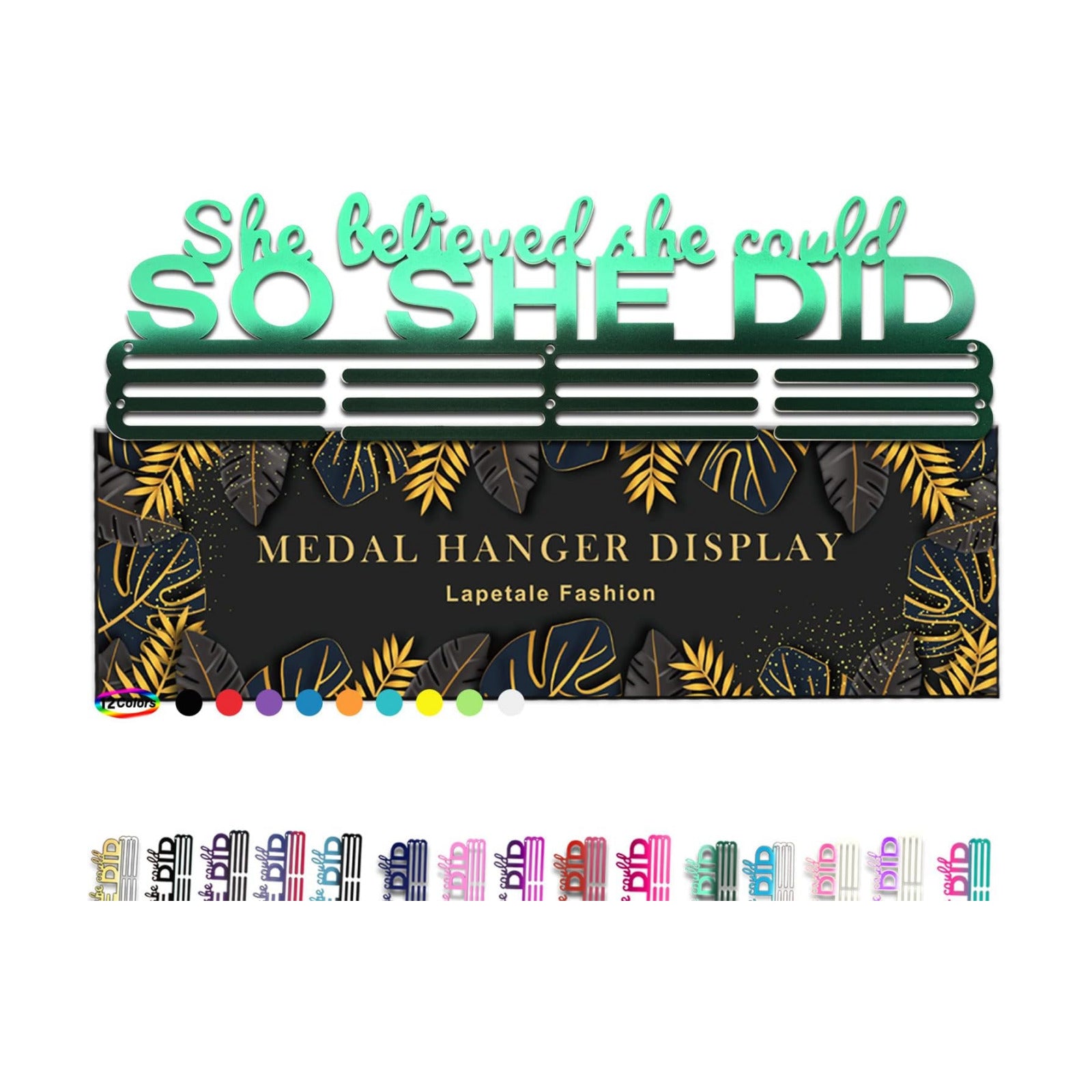 Race Medal Holder Wall Hanger,Marathon Medal Display and Runner Medal Hanger Display,Bib Running Medal Display, Running