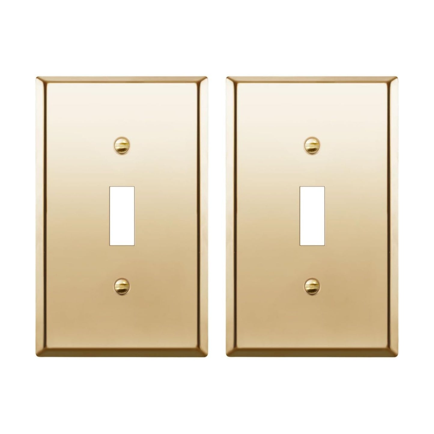 ENERLITES Toggle Light Metal Wall Plate, Stainless Steel Switch Cover, Corrosion Resistant, Standard Size 1-Gang 4.50"