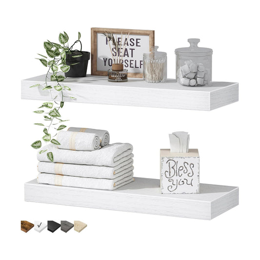 Bathroom Floating Shelves / 15.7 / White