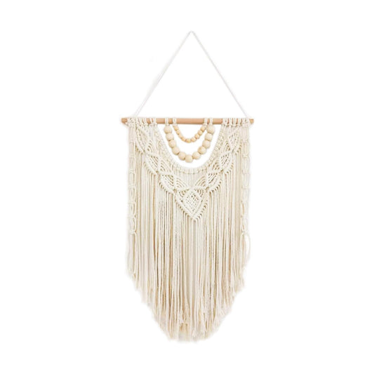 Macrame Wall Hanging Boho Macrame Tapestry Woven Home Decor Wall Pediment / 27.6"L x 15.7"W