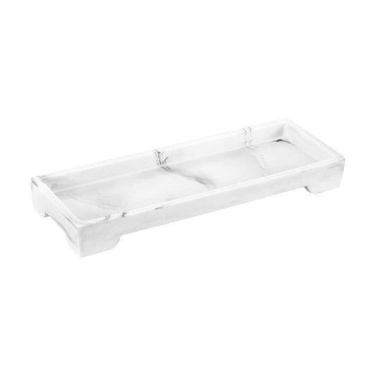 Vanity Tray / Resin Kitchen Sink Trays / D - Gravel White / Small