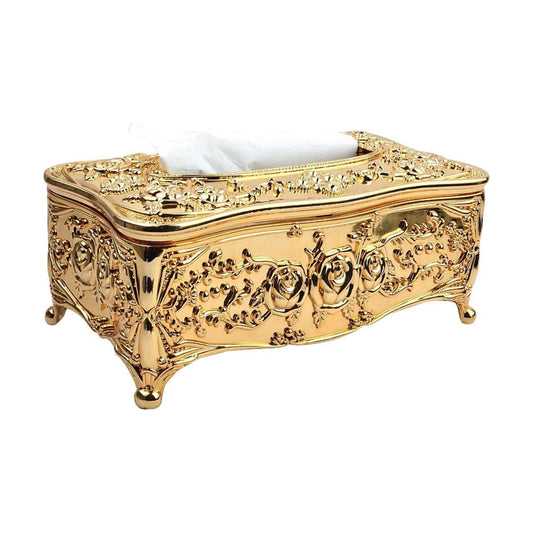 Stylish Bling Acrylic Tissue Box Cover / Gold