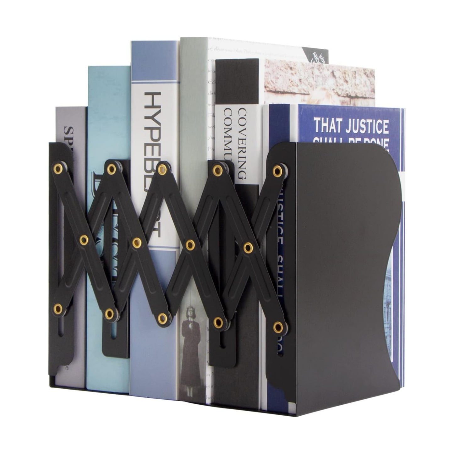 Metal Bookends for Heavy Books / Black