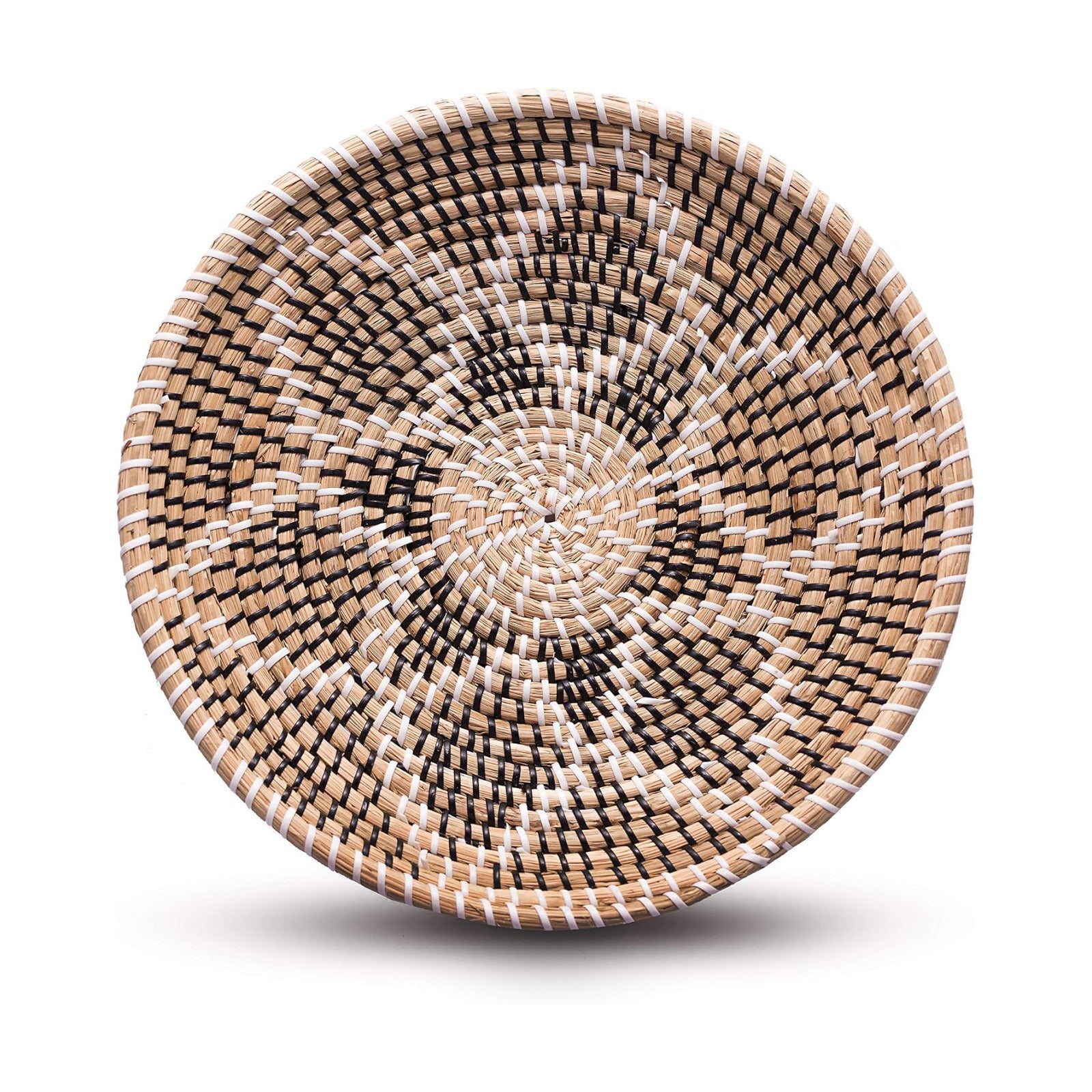 Woven Fruit Basket Bowl / Black