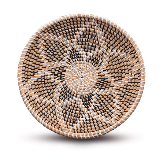 Woven Fruit Basket Bowl / Black