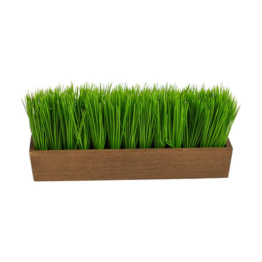 . Grass Artificial Plant in Decorative Planter / 12 Inch