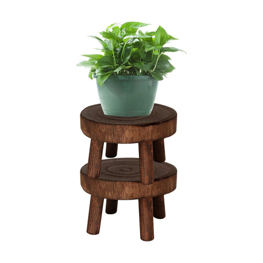 Mini Wooden Stool Display Stand / S+S / Brown