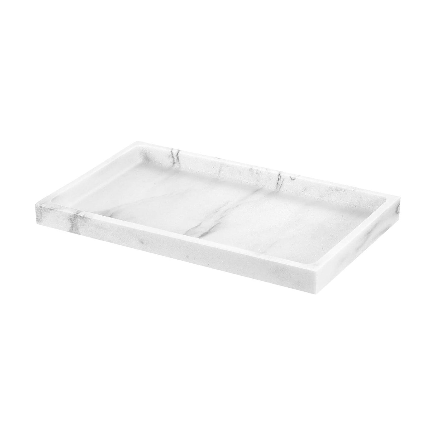 Bathroom Vanity Tray / Gravel White / M