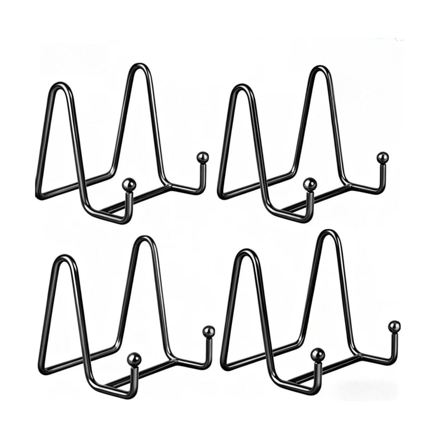 Decorative Plate Stand Display Stands Holders Plate Holder Stands for Photo / Set of 4