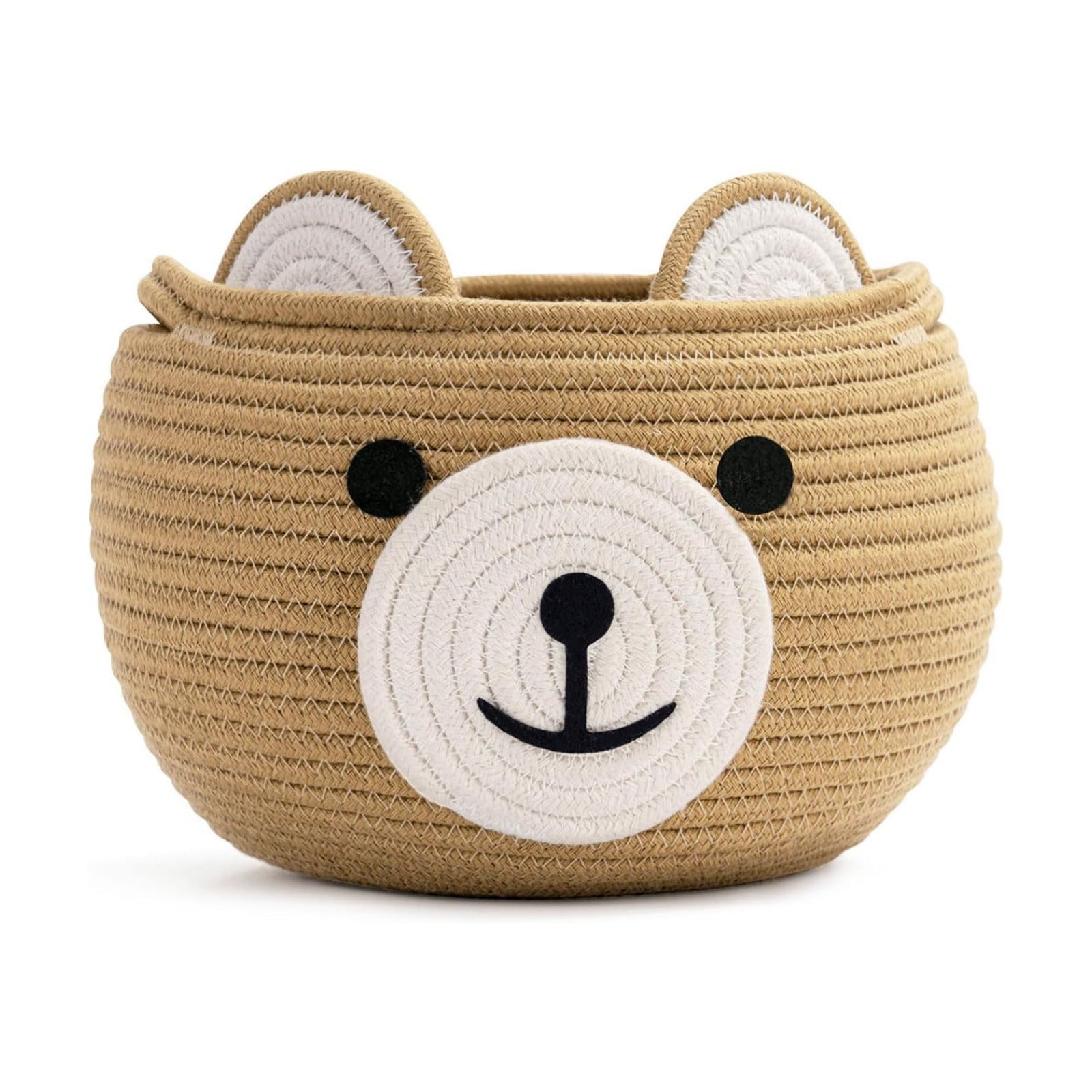 Empty Baby Shower Basket / Brown / 10.5"D x 8.5"H