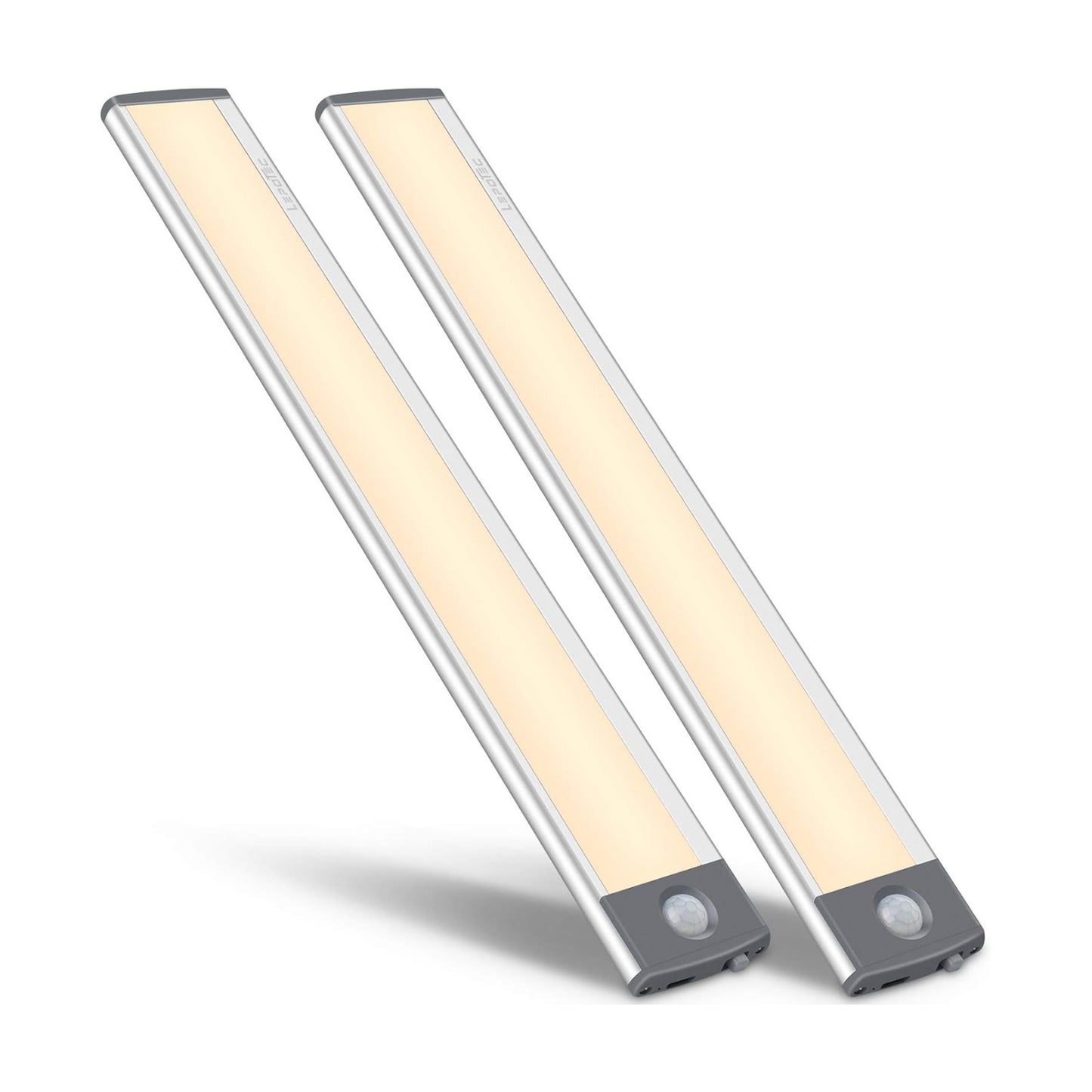 54-LED Motion Sensor Cabinet Light,Under Counter Closet Wireless USB Rechargeable Kitchen Night Lights,Battery Powered