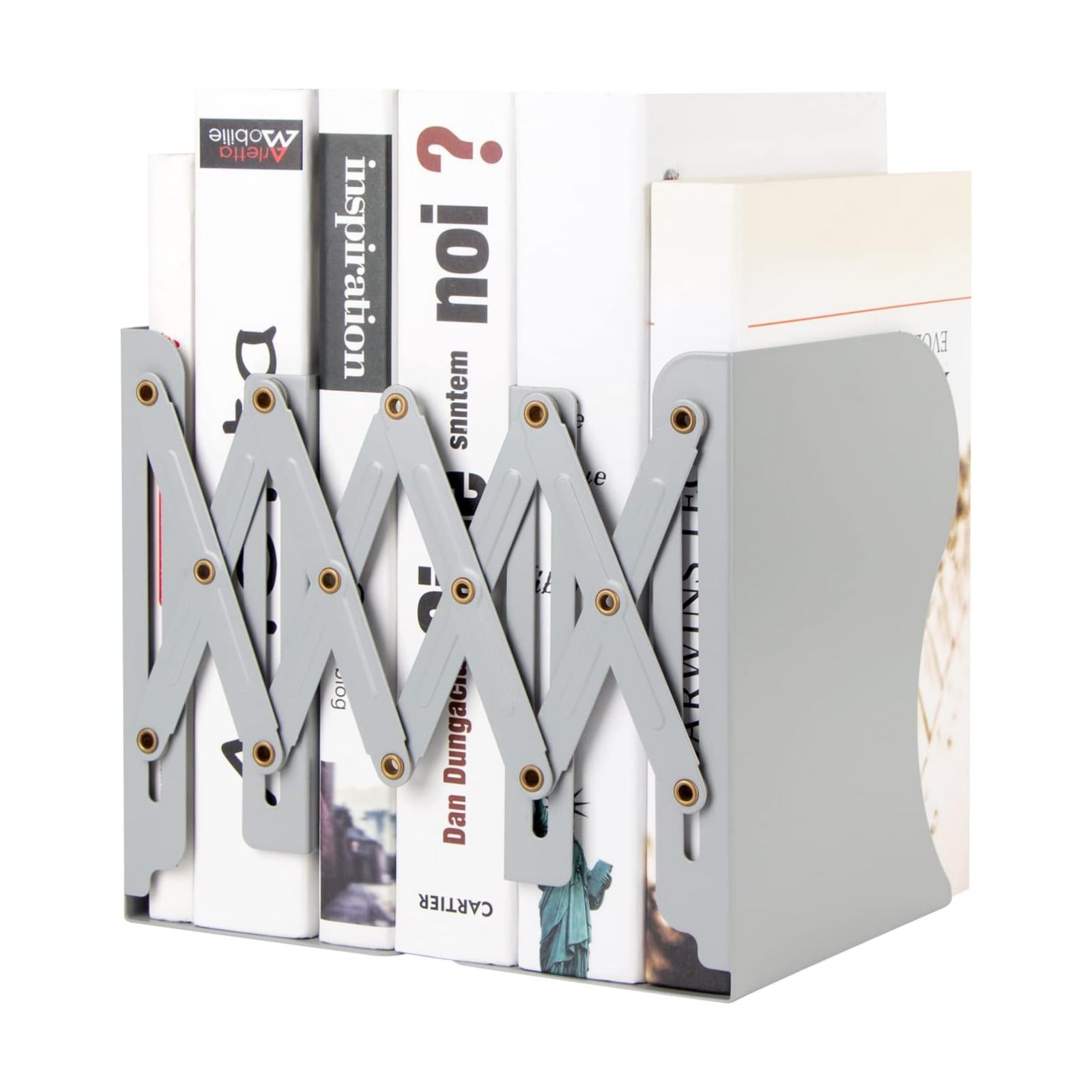 Metal Bookends for Heavy Books / Gray