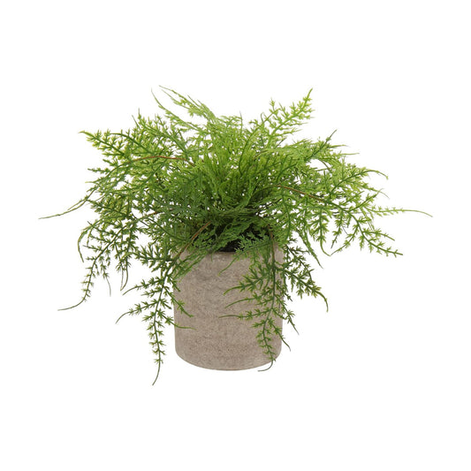 Small Fake Plant Potted Plants Artificial Decor Plastic Asparagus Ferns Plant Faux / Color #03