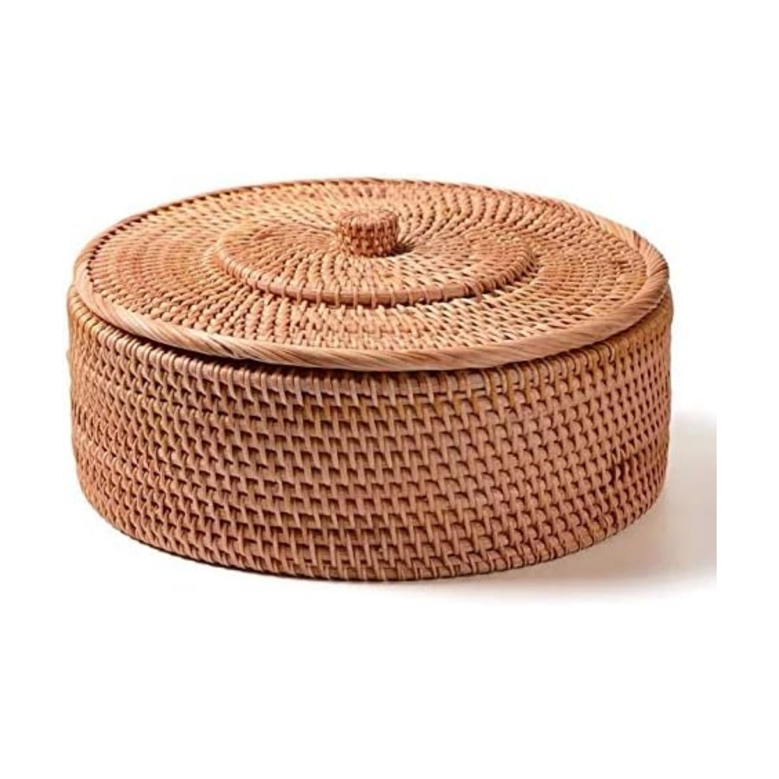 Hand-woven Basket Primary Colours Simple retro Rattan Storage Boxes / Large