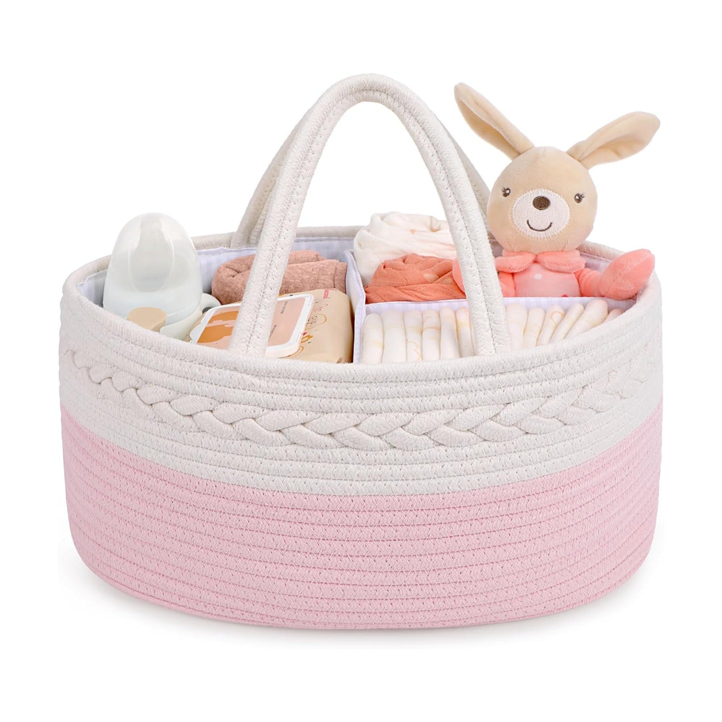Portable Baby Basket / Large / Pink