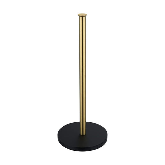 JQK Toilet Paper Storage Stand Gold, 304 Stainless Steel Thicken 0.8mm Tissue Reserve Holder Dispenser for Bathroom