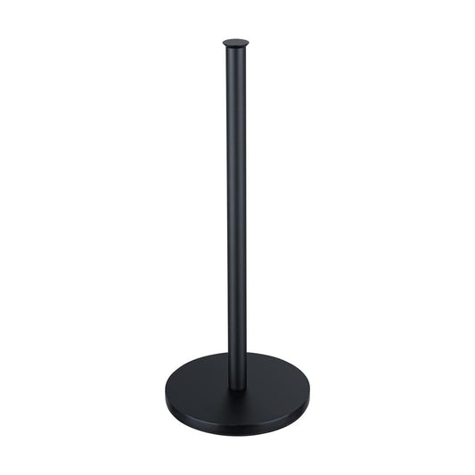 JQK Toilet Paper Storage Stand Matte Black, 304 Stainless Steel Thicken 0.8mm Tissue Reserve Holder 3 Rolls Dispenser