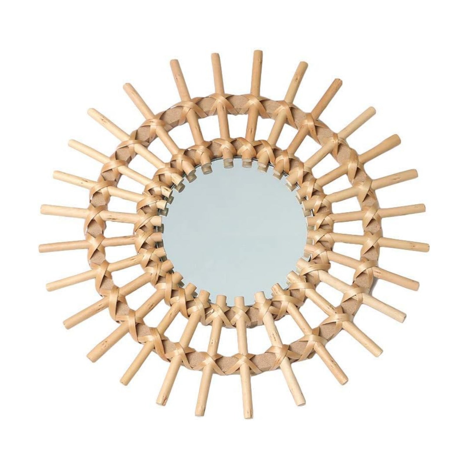 Rustic Handwoven Innovative Art Decoration Round / Style-1 / Natural