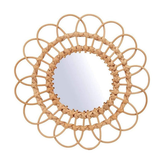 Rustic Handwoven Innovative Art Decoration Round / Natural