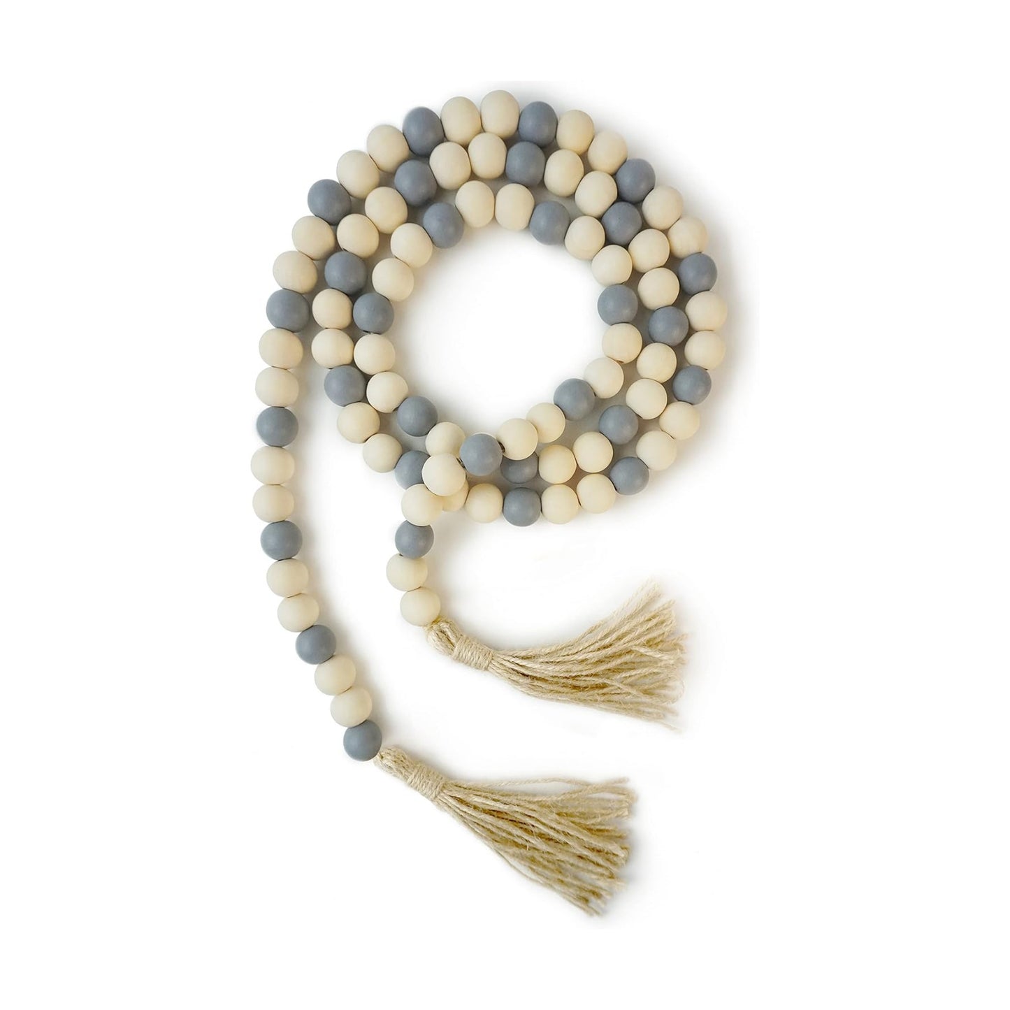 Wood Bead Garland / 61 Inch