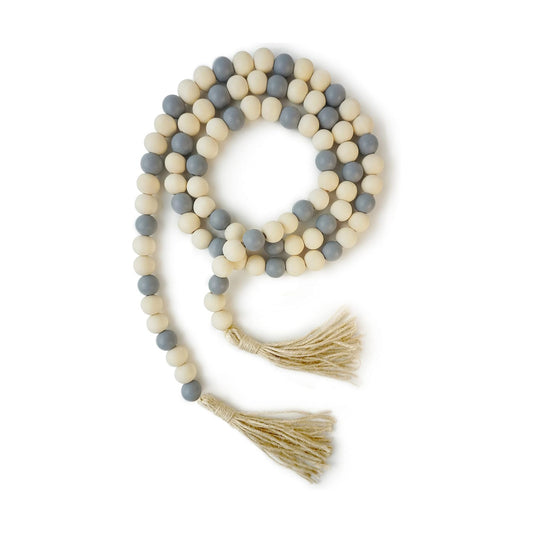 Wood Bead Garland / 61 Inch