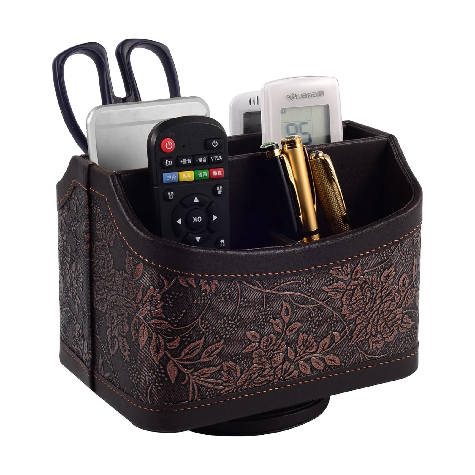 Desk Rotating Organizer/Caddy for TV Remote / Retro