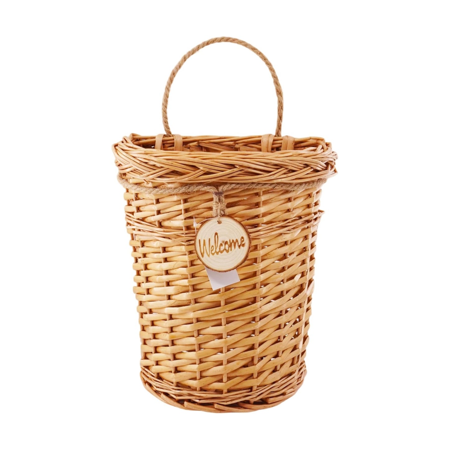 Woven Hanging Basket Door Hanging Basket Wall Decorations / Wicker