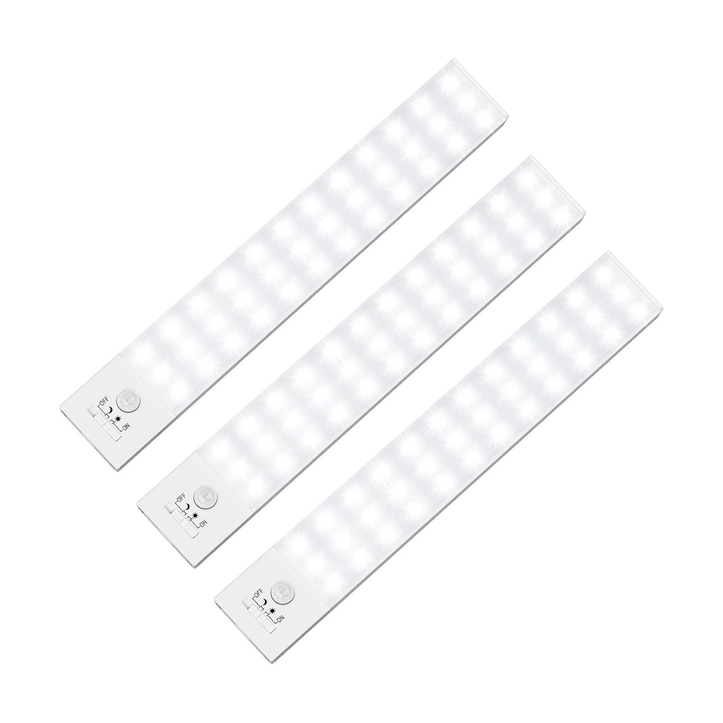 BLS 36 LED Closet Light Battery Powered, Super Bright Under Cabinet Lighting, Motion Sensor Indoor, Wireless, 1500mAh