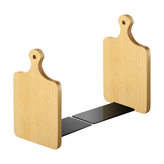 Wood Bookends / Natural Wood Color / Beech