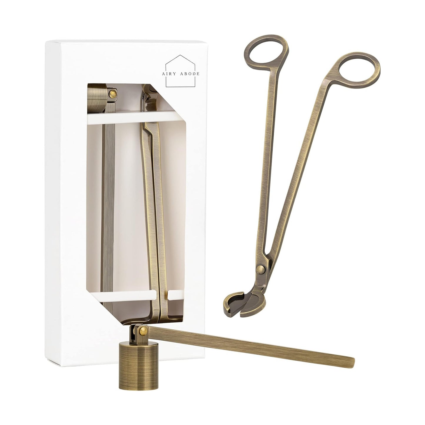 Airy Abode Candle Wick Trimmer and Candle Snuffer Accessory Set – Pick Your Color