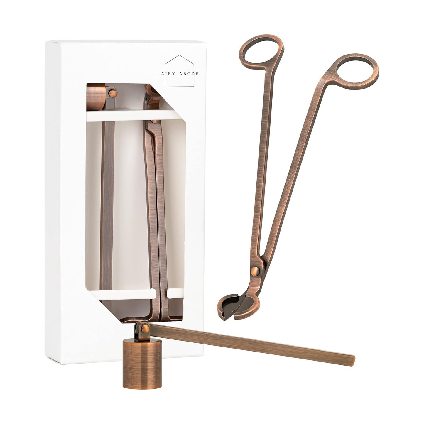 Airy Abode Candle Wick Trimmer and Candle Snuffer Accessory Set – Pick Your Color