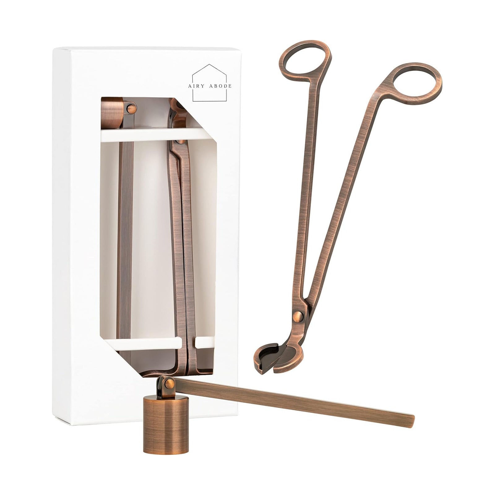 Airy Abode Candle Wick Trimmer and Candle Snuffer Accessory Set – Pick Your Color