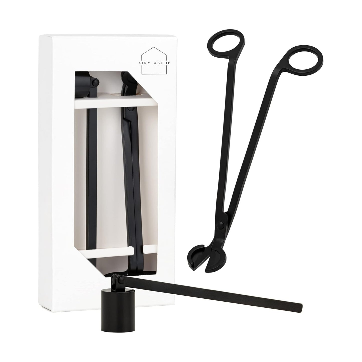 Airy Abode Candle Wick Trimmer and Candle Snuffer Accessory Set – Pick Your Color