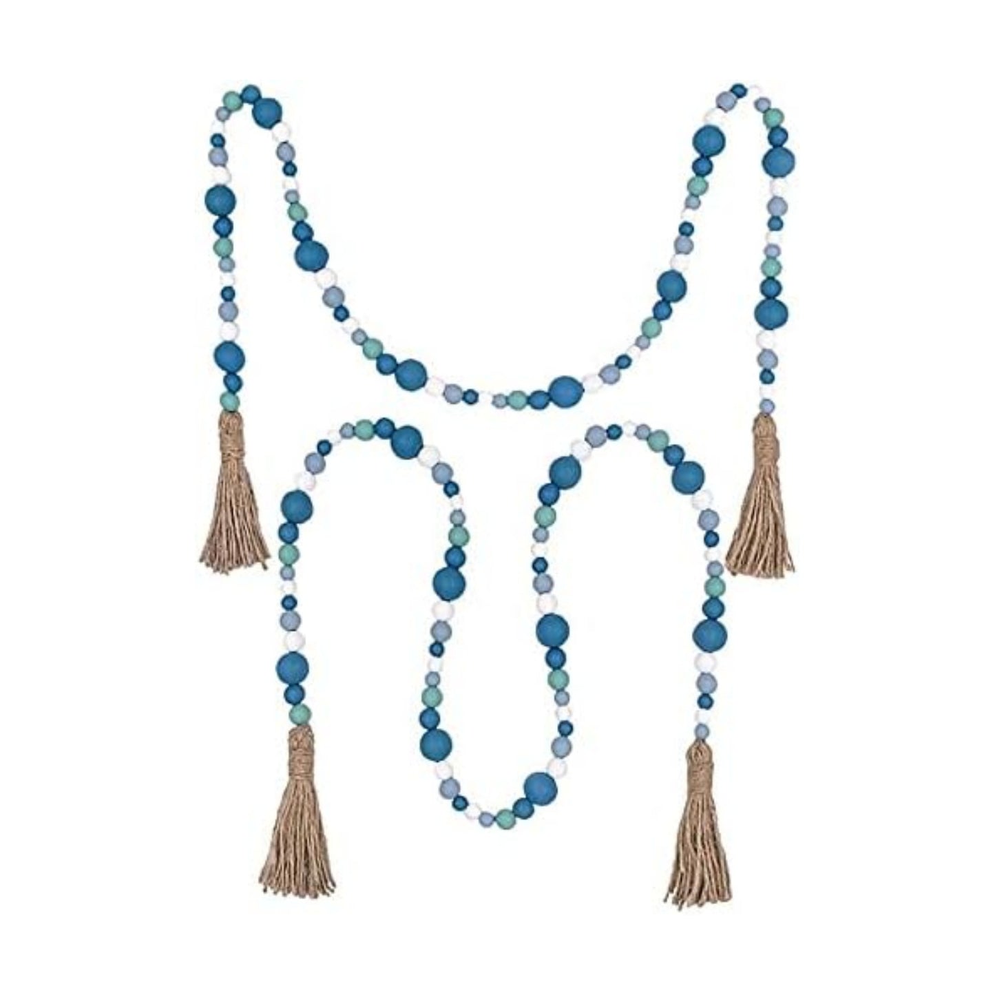 Wooden Bead Garland / Ocean / Set of 2