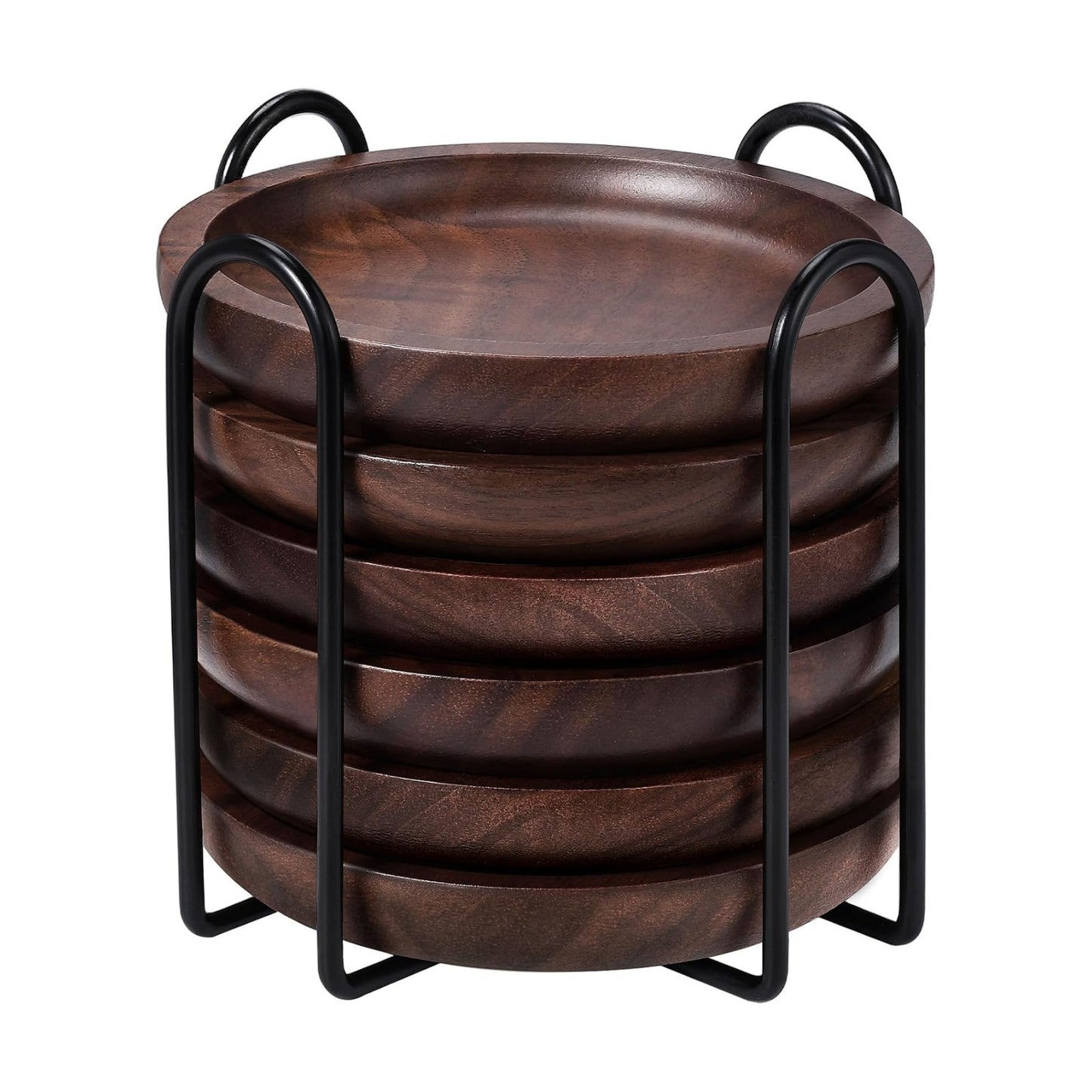 Holder for Drinks / Natural / 4 Inch / Set of 6