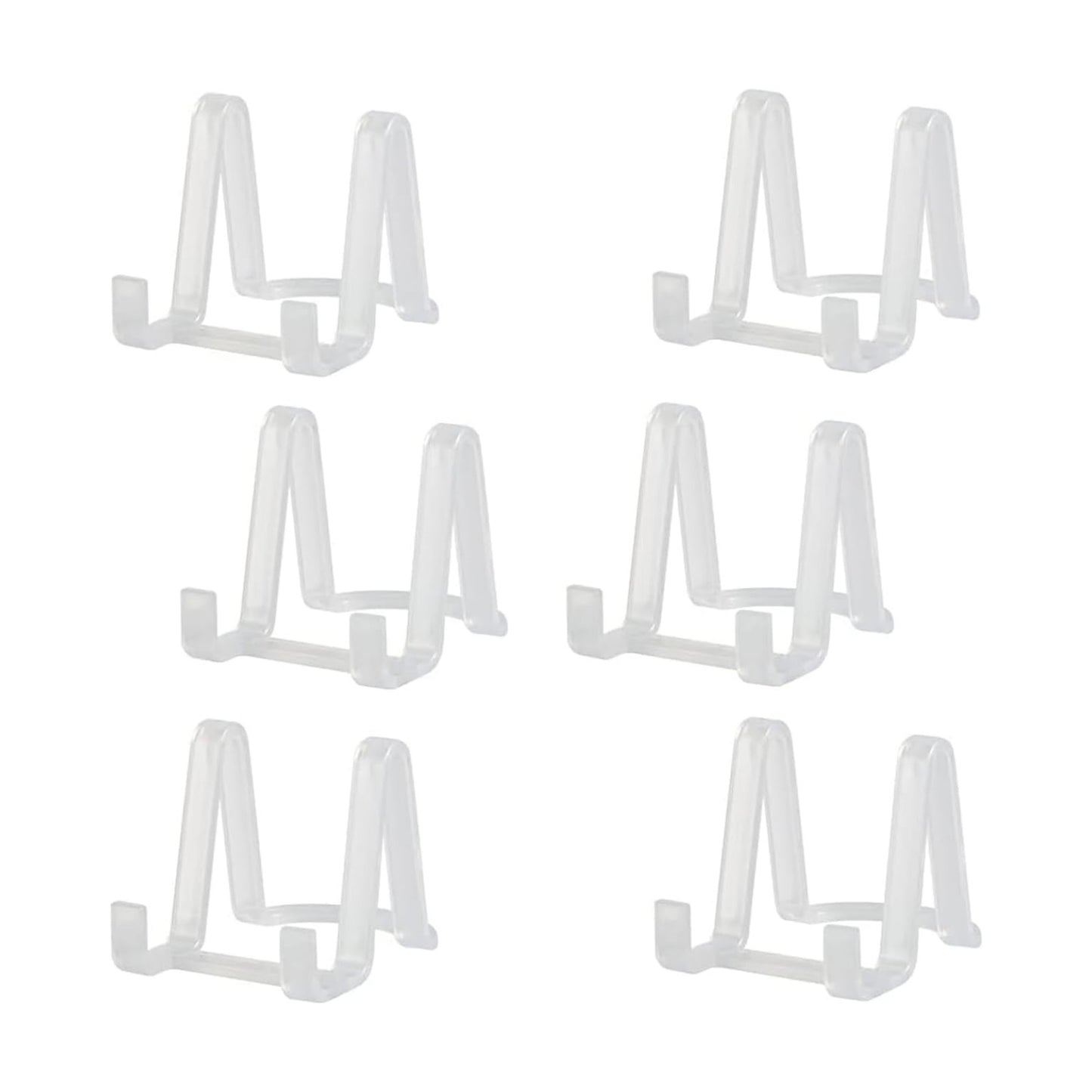 Plate Display Stands Easel Holder / Clear / 3 Inch