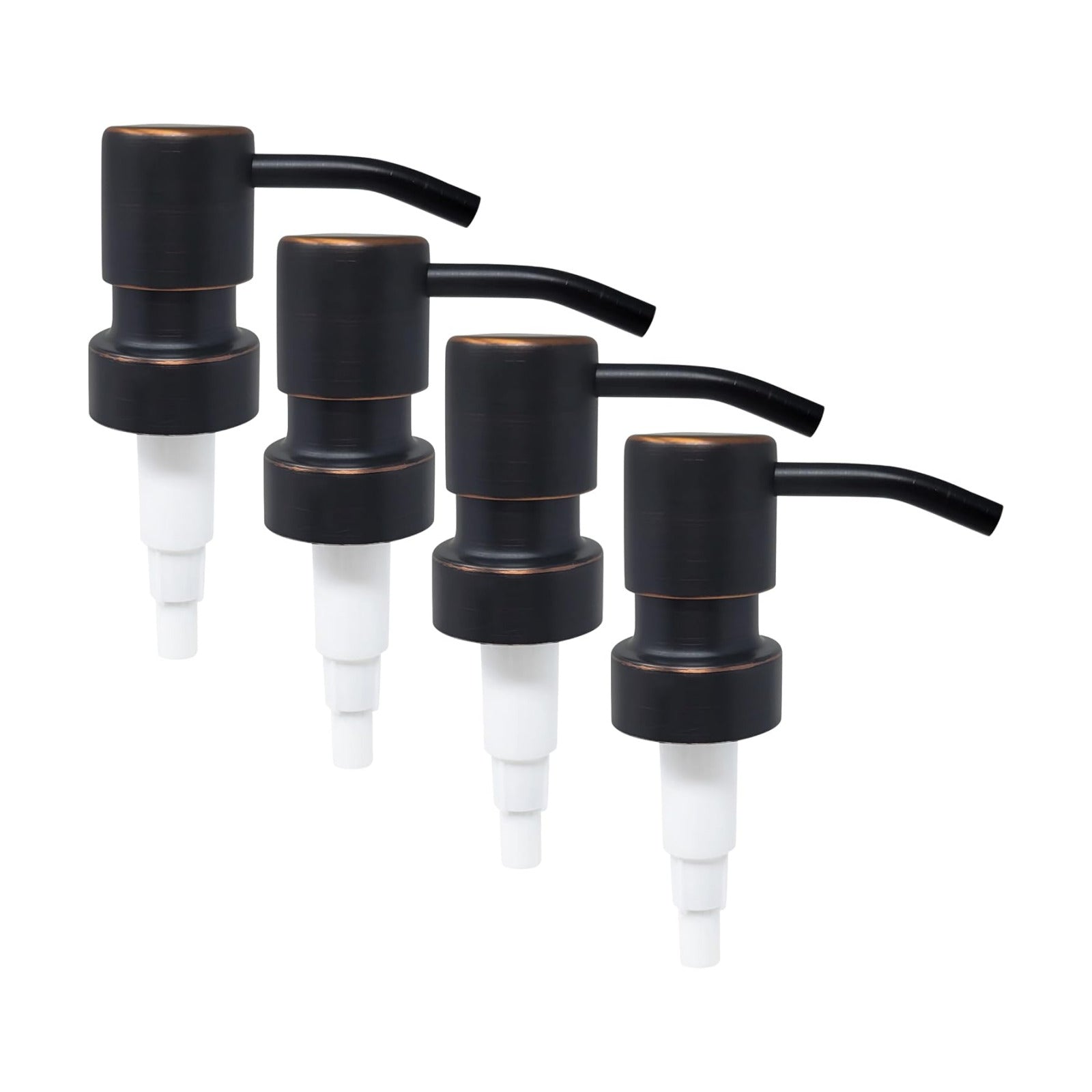 Bathroom Countertop Soap Pumps, Oil-Rubbed Bronze, 4-Pack