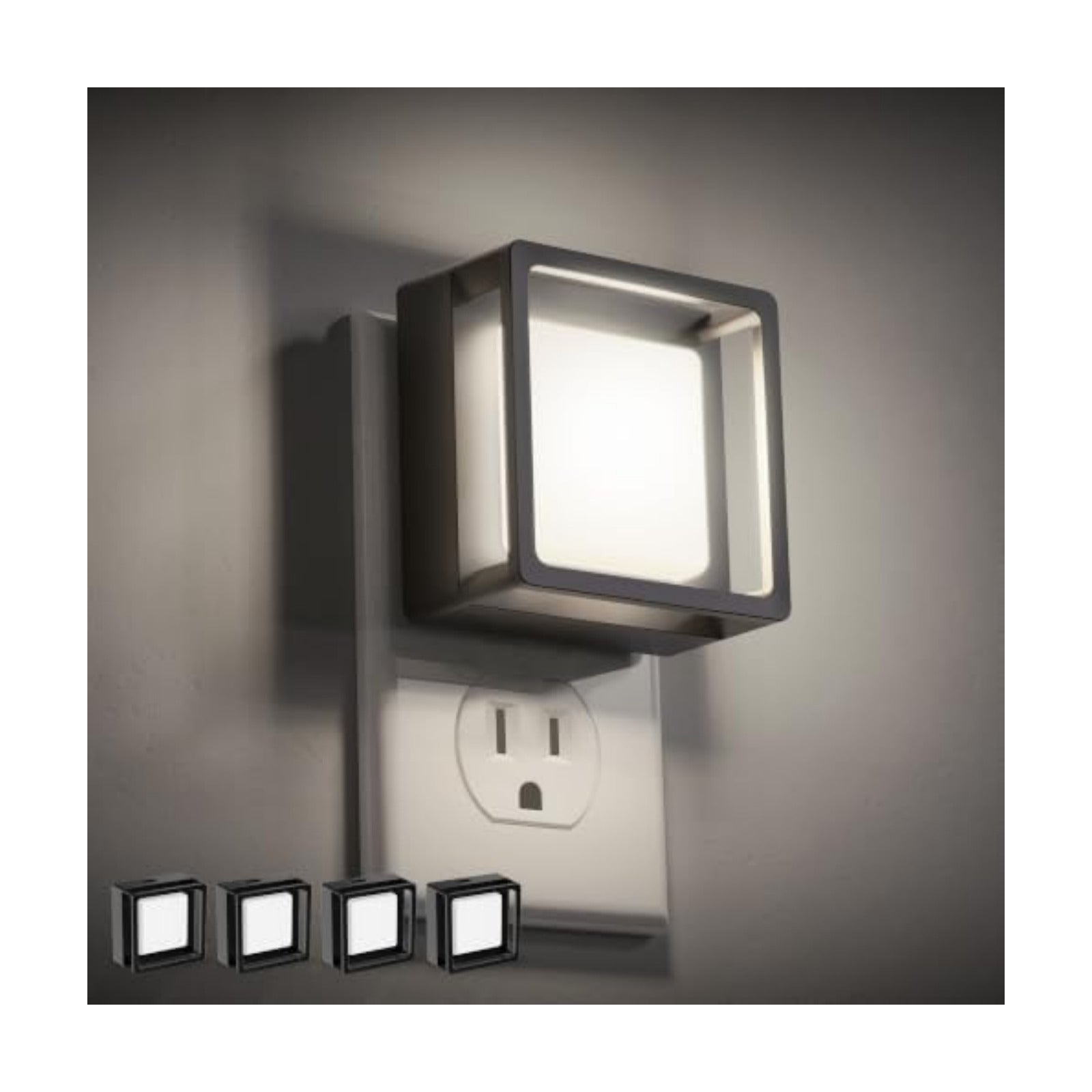 DORESshop LED Night Light,Plug in Night Light [4 Pack],Dusk to Dawn Sensor