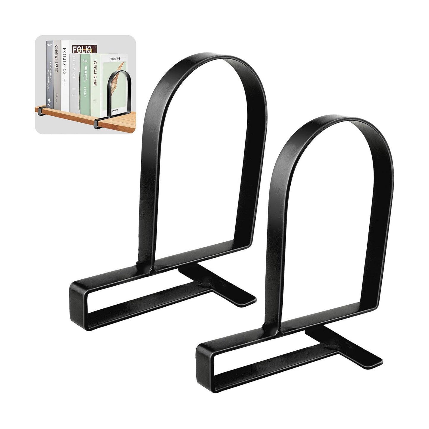 Metal Book Ends / Normal / Black