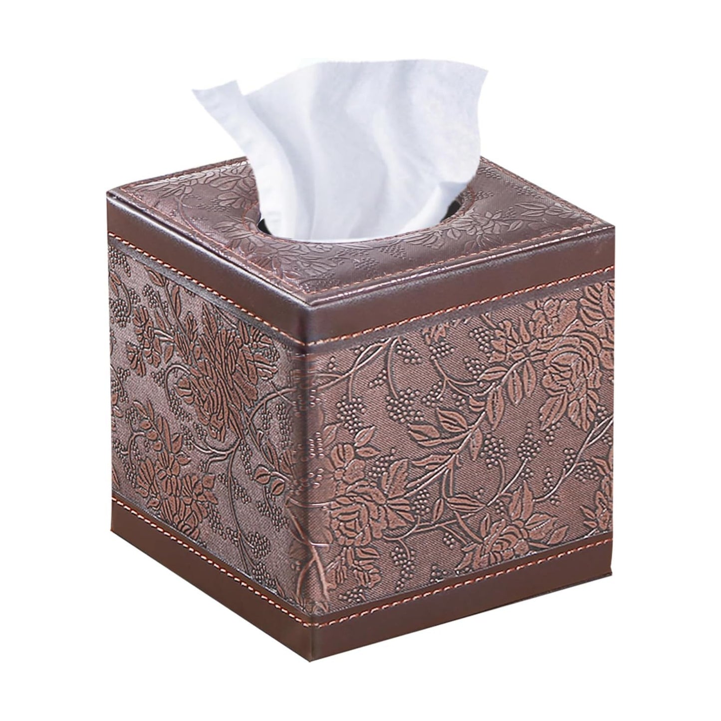 Leather Tissue Box Cover Square / Archaize / Large