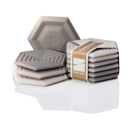 Extra Thick Silicone Coasters . Waterproof Anti-Stain Dishwasher-Safe / Sandstone