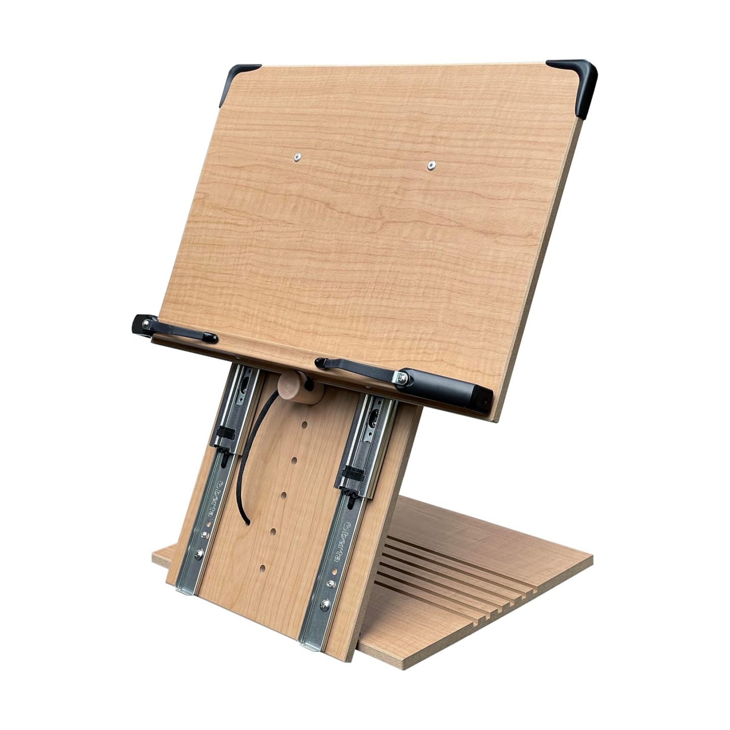 BS2500PRO XL Super Heavy Duty 15.4x10.5 Portable Height Adjustable Foldable Eye Level Bookstand Holder for Reading