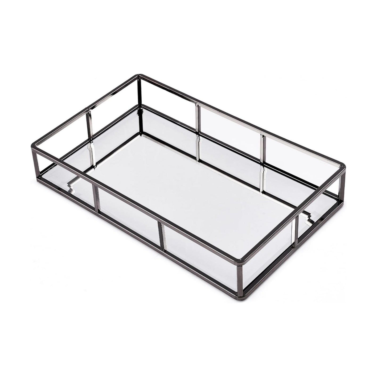 Vanity Trays / Perfume Organizer / Smoky Black