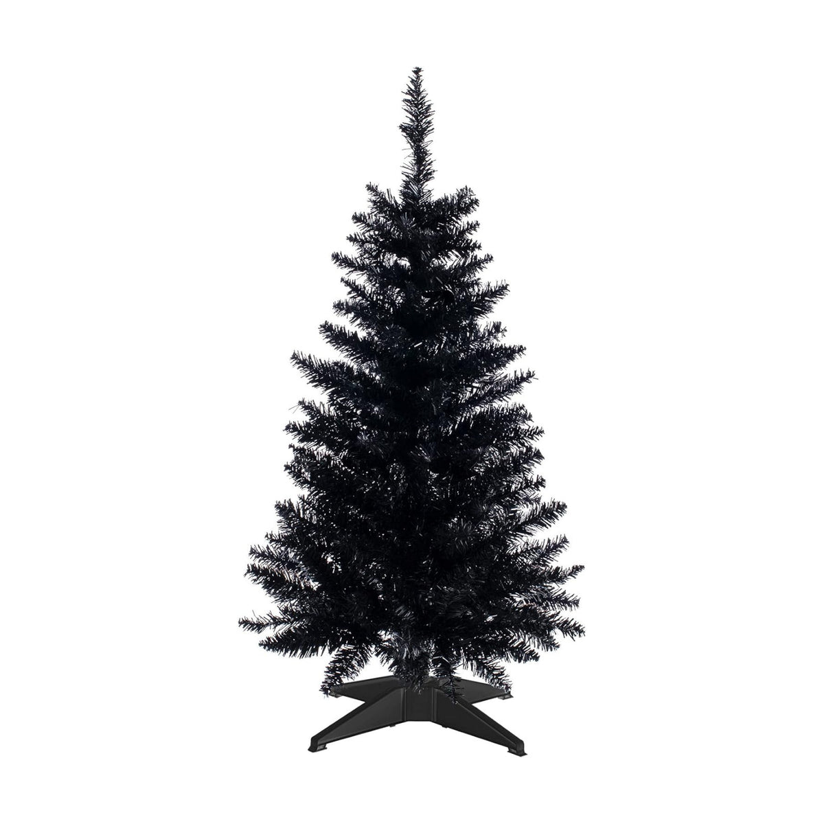 3FT Black Artificial Small Christmas Tree Mini Tabletop Decor