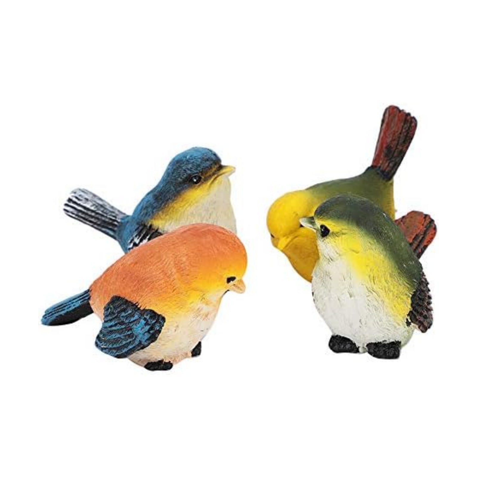 Bird Figurine Decor Lawn Garden Courtyard Ornaments / Set of 4