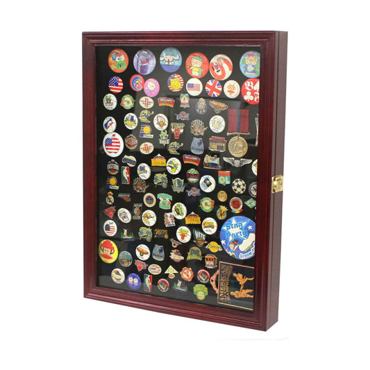 Large 19 X 14 Pin Display Case Medal Shadow Box with 98% UV Protection for Military Medals, Beach Tags, Jewelry Pins