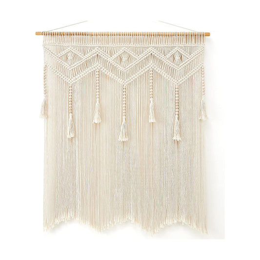 Macrame Wall Hanging Large Boho Decor Woven Wall Tapestry Chic Art Tassel Christmas Decoration