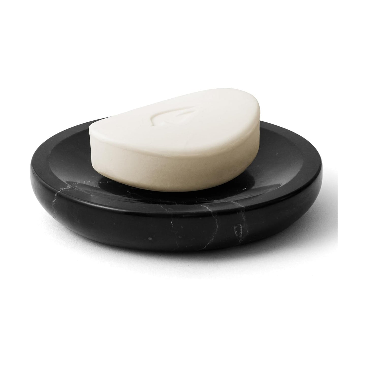 Marble Soap Dish Italy Natural Stone Sponge Holder / Black